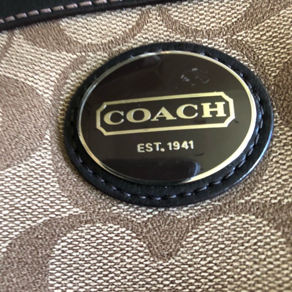 Brown Coach satchel bag - Picture 2 of 5
